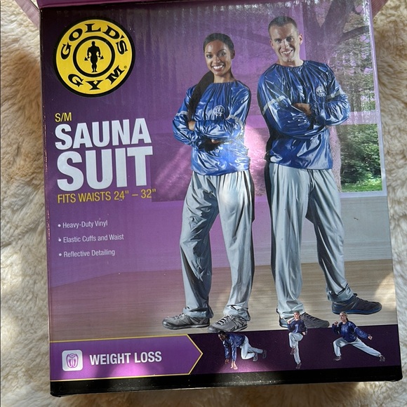 Gold’s Gym Sauna Suit – Size Small/Medium (Waist 24”–32”) - Picture 1 of 8